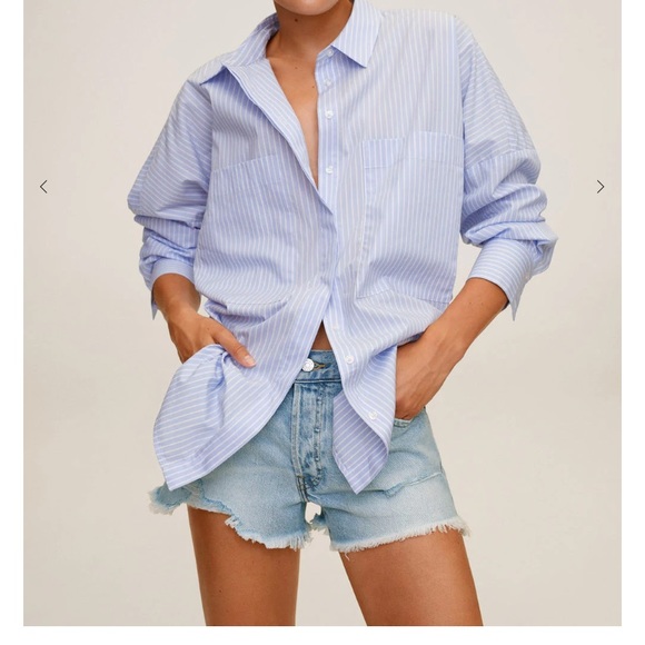 MANGO mid rise ripped shorts - Picture 3 of 8